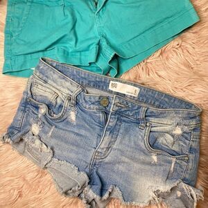 Rsq jean shorts and American rag shorts lot